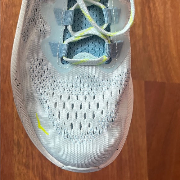 New Hoka Kawana 2 Sneakers - Soft Blue and Lime - Picture 8 of 16